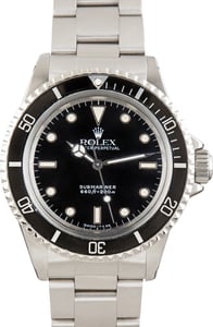 Vintage Rolex Submariner Reference 5513 Black Dial
