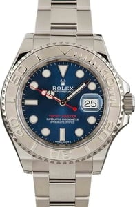 Used Rolex Yacht-Master 116622 Blue Dial Luminous