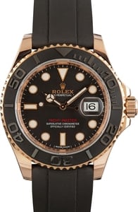 Rolex Yacht-Master 116655 Black Oysterflex Band