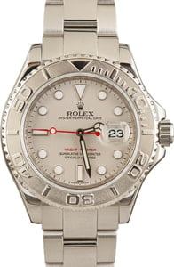 Rolex Yacht-Master 40MM Stainless Steel, Oyster Band Platinum Dial, Rolex Papers (2011)