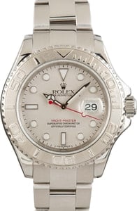 Rolex Yacht-Master 40MM Stainless Steel, Oyster Band Platinum Dial, Rolex Box (1999)