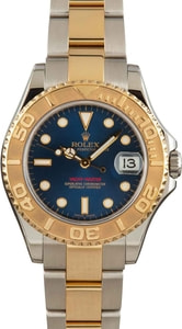 Pre-Owned Rolex Yacht-Master 168623 Blue Dial
