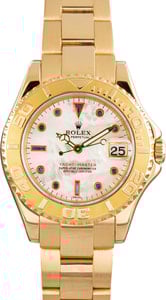 Rolex Yachtmaster 168628 Mother Of Pearl Dial