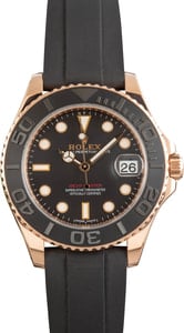 Rolex Yacht-Master 37 Black Dial 268655 Everose Gold