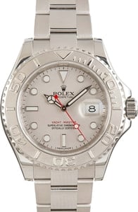 Used Rolex Yacht-Master Ref 116622 Platinum Dial