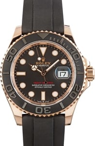 Rolex Yacht-Master 40 Everose Gold 126655 Black Dial