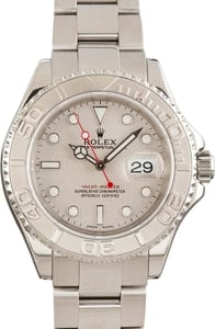 Used Rolex Yacht-Master Ref 16622 Platinum Dial
