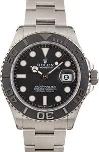 Pre-owned Rolex Yacht-Master 42 Black Dial 226627 RLX Titanium