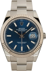 Pre-Owned Rolex Datejust 41 Ref 126334 Blue Dial