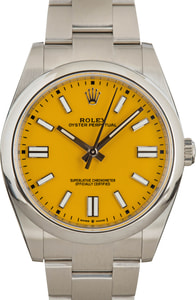 Rolex Oyster Perpetual 124300 Yellow Dial