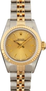 Ladies Rolex Oyster Perpetual 67193 Champagne