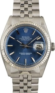Rolex Datejust 1601 Blue Dial