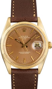 Pre-owned Rolex Date Ref 1503 Yellow Gold