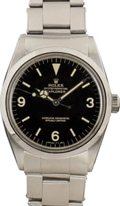 Vintage Rolex Explorer 1016 Black Dial