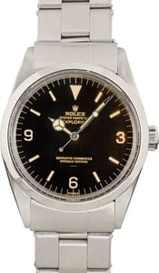 Vintage Rolex Explorer Ref 1016 Underline Tropical Dial