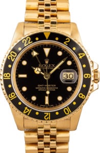 Rolex GMT-Master 16758 Yellow Gold