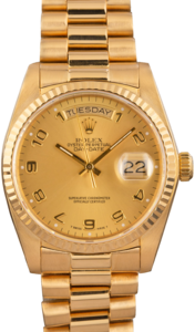 Men's Rolex President Day-Date 18038 Gold