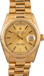Rolex Day-Date President 18038 Yellow Gold