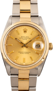 Rolex Date 15203 Champagne Dial