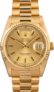 Rolex Day Date 18238 Champagne Dial