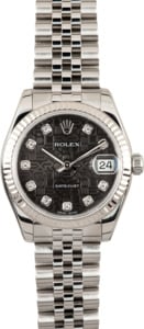 Rolex Datejust Midsize Jubilee Diamond Dial 178274