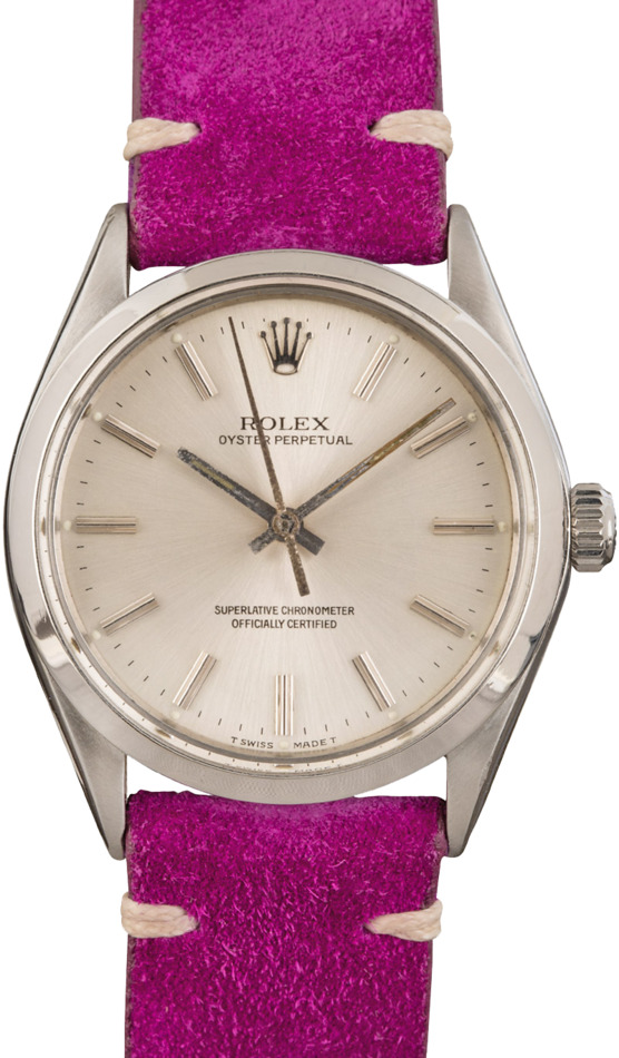 Vintage Rolex Oyster Perpetual 1002 Silver