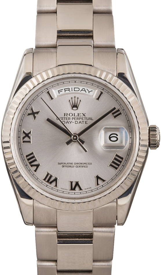 Used Rolex Day Date 118239 White Gold