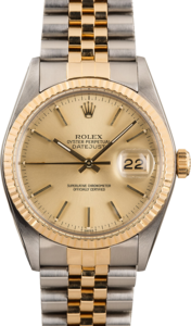 Used Rolex Datejust 16013 Champagne