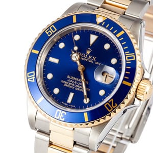 Men's Pre-Owned Rolex Submariner Steel & Gold Transitional 16803