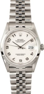 Rolex Steel Datejust 16200 Arabic Dial