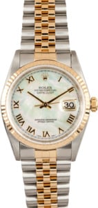 Used Men's Rolex Oyster Perpetual DateJust MOP Dial