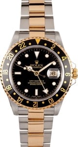 Rolex GMT Master II 16713 Watch Gold thru Clasp