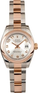 Lady Rolex DateJust 179161 18k Rose Gold