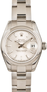 Rolex Lady-Datejust 26 179160 Silver Index