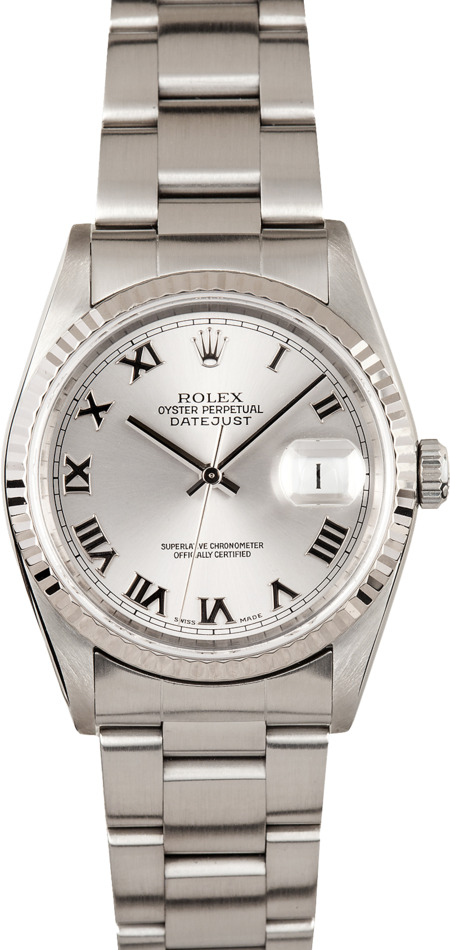 Rolex DateJust 16234 w/ Roman Dial