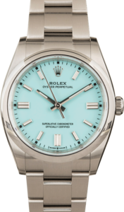 Rolex Oyster Perpetual 126000 Turquoise Blue