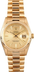 Rolex Yellow Gold President 18238 Tapestry
