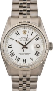 Rolex Datejust 1601 White Buckley Dial