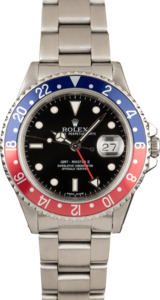 Pre-Owned Pepsi Rolex 16710 GMT Master II