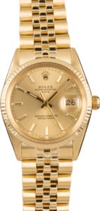 Pre-Owned Rolex Date 15037 Yellow Gold