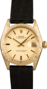 Pre-Owned Rolex Date 6827 Yellow Gold