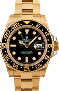 PreOwned Rolex GMT-Master II Ref 116718 Yellow Gold