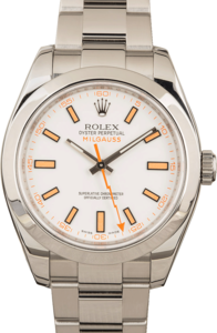 Rolex Milgauss 116400 White Dial