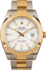 Rolex Datejust 41 Ref 126303 White Dial