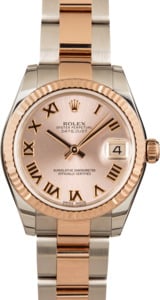 Ladies Rolex Datejust 178271 Two Tone Everose Oyster