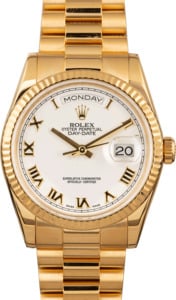 Men's Used Rolex President Gold Day-Date 118238