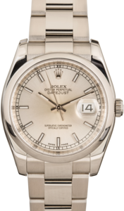 Rolex Datejust Oyster 116200 Silver Dial