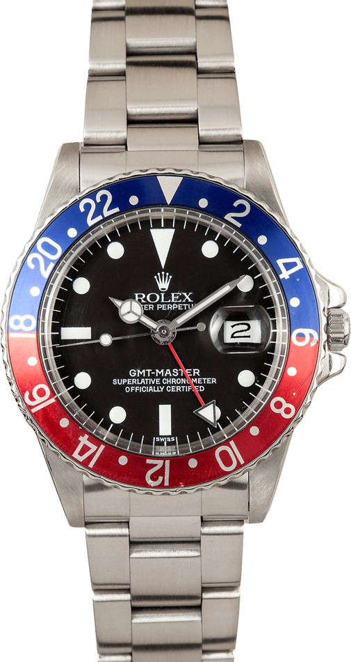 Vintage Rolex GMT 1675 Red/Blue Pepsi