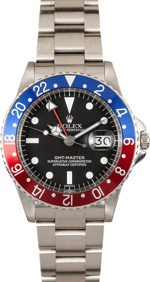 Vintage Rolex Men's GMT Pepsi 1675