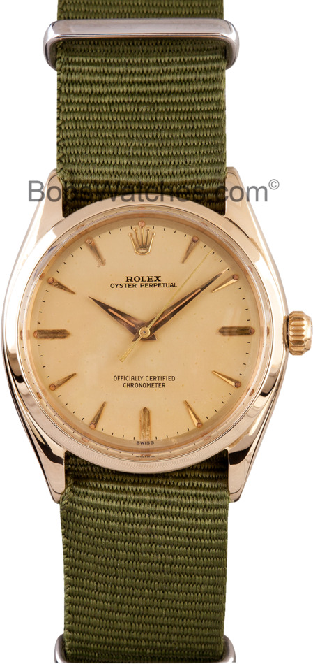 Rolex Vintage Oyster Perpetual Men's Steel Watch 6564